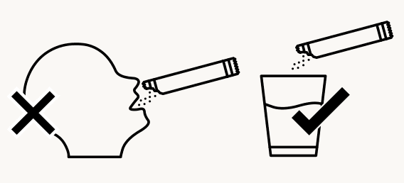 How to use Superfluid - Mix with water, don't eat directly